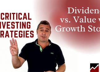 Class 5. 3 Important Investing Strategies: Dividend, Value & Growth 3 Important Investing Strategies