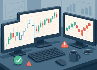 Kagi vs. Candle vs. Renko Charts
