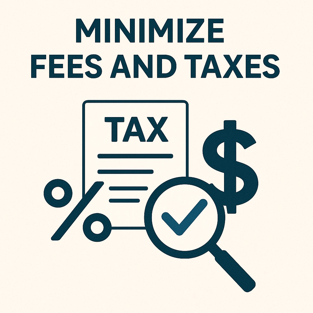 Minimize Fees & Taxes — Keep more of your returns